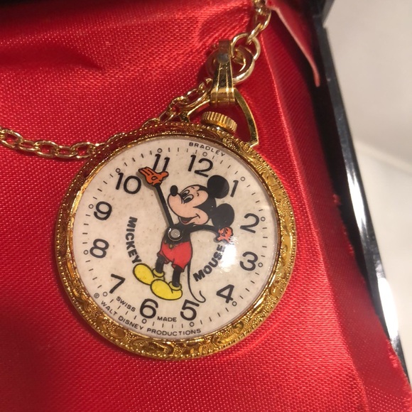 Vintage Mickey Mouse Pocket Watch